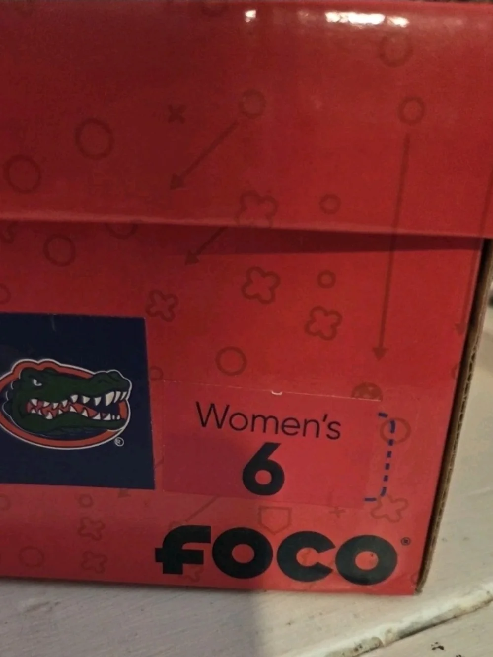 Florida Gators Women's FOCO Team Logo Fuzzy Fan Boots Women's Size 6